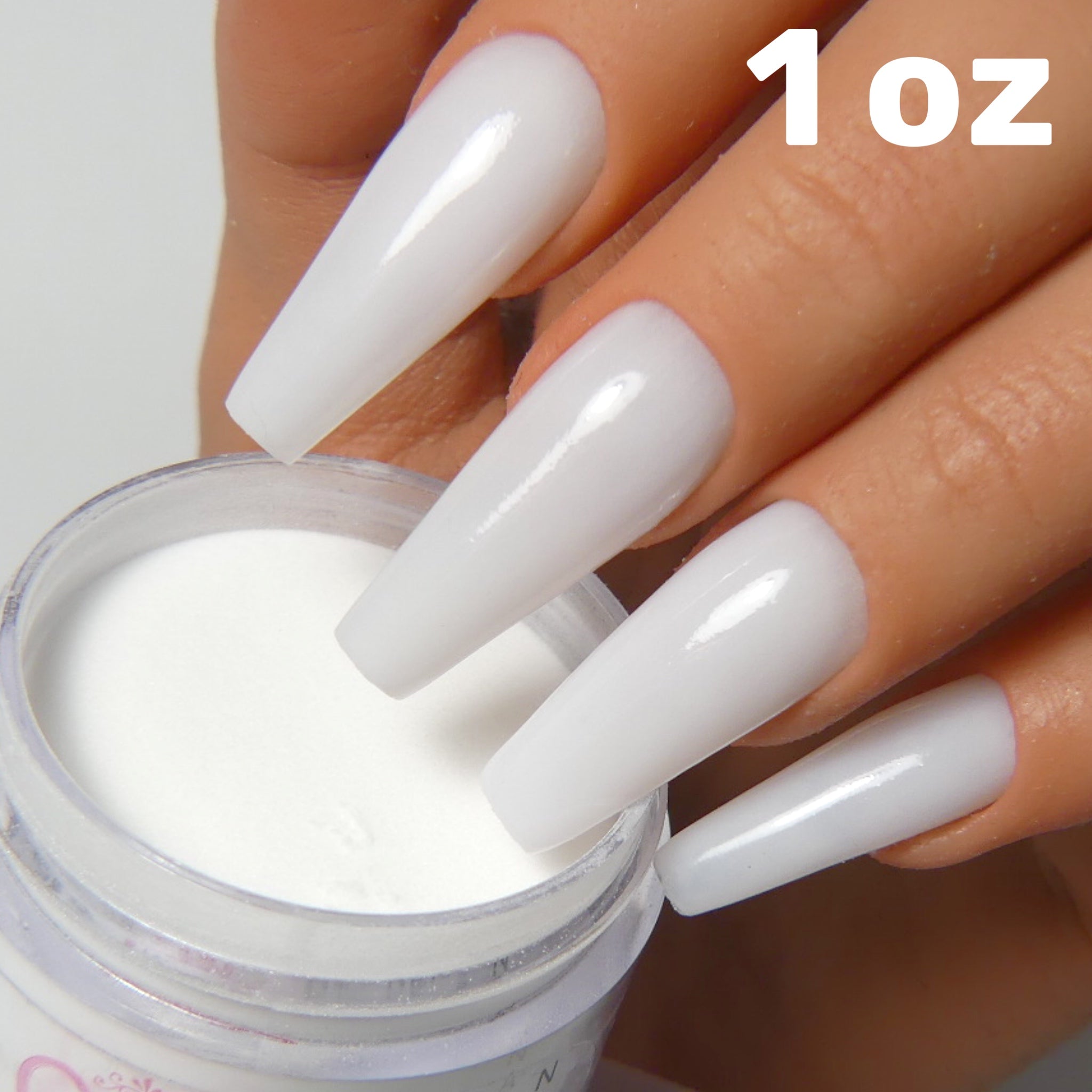 Milky white acrylic powder sales