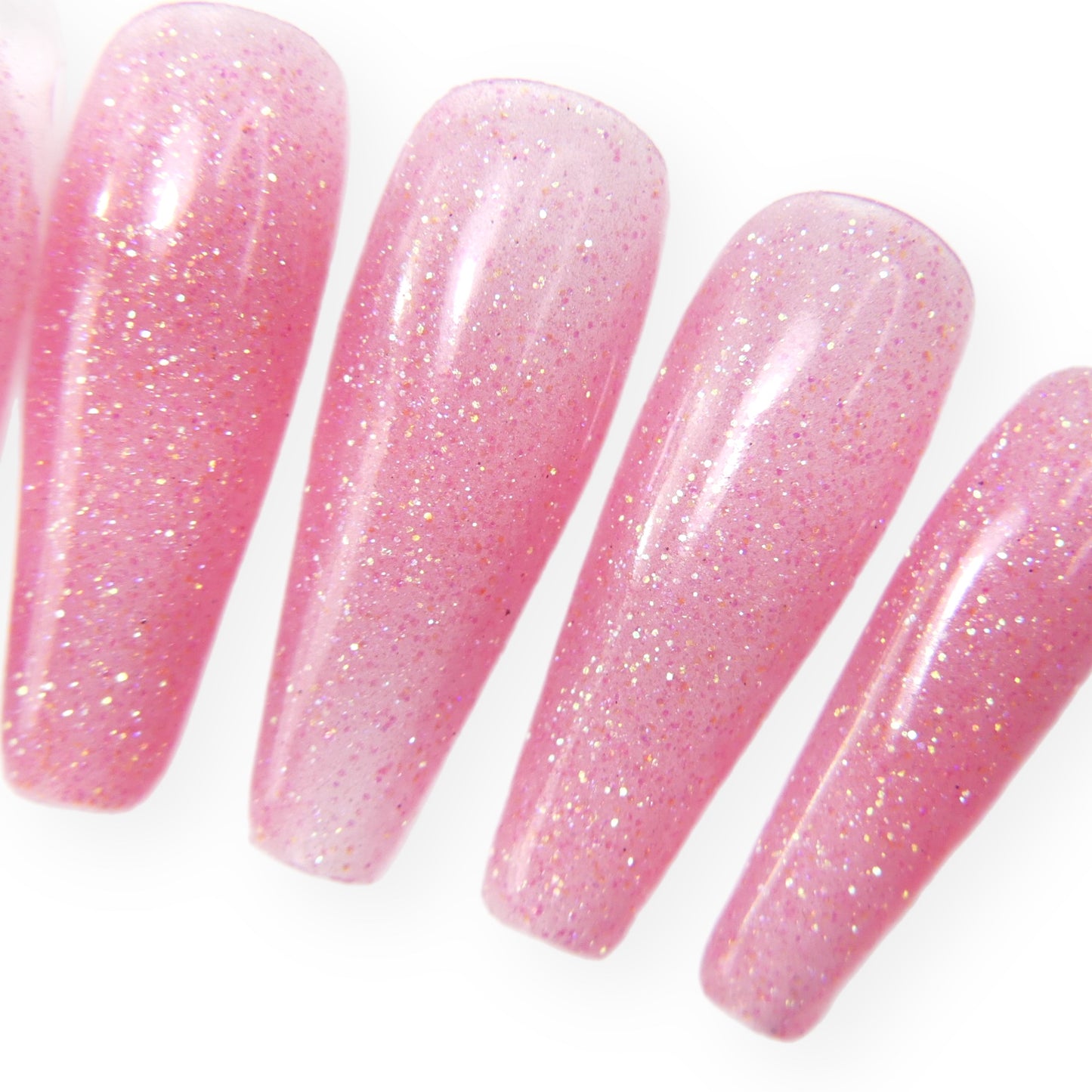 Dark Pink Glitter Acrylic Powder