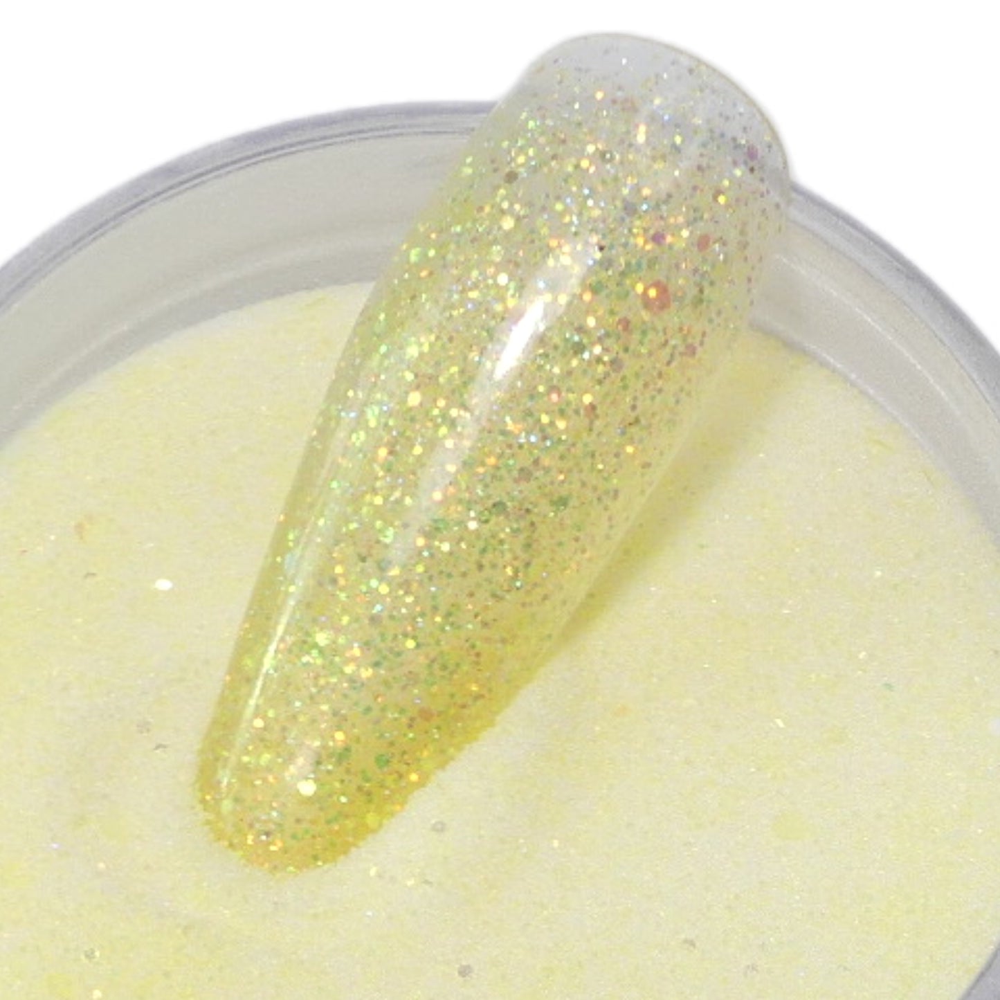 Yellow Glitter Acrylic Powder