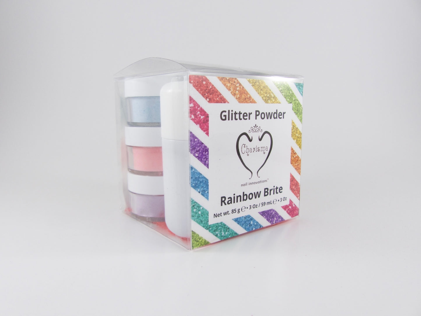 Charisma Nail Rainbow Brite Acrylic Collection (9 x 14g powders + 2oz monomer