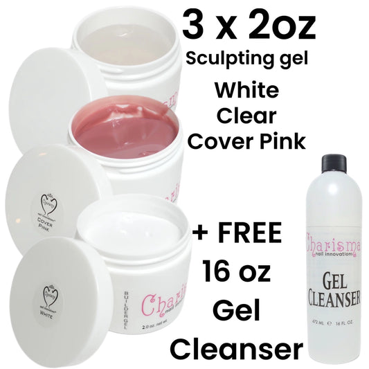 Buy 3 Builder Gels (2oz) GET FREE Gel Cleanser 16 oz