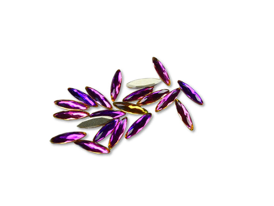 Crystals - Oval - 20ct - My Little Nail Art Shop