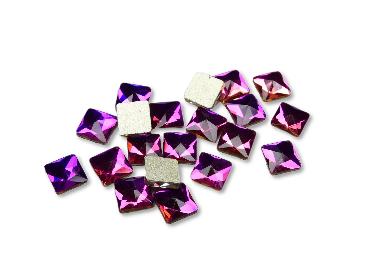 Crystals - Square - 20ct - My Little Nail Art Shop