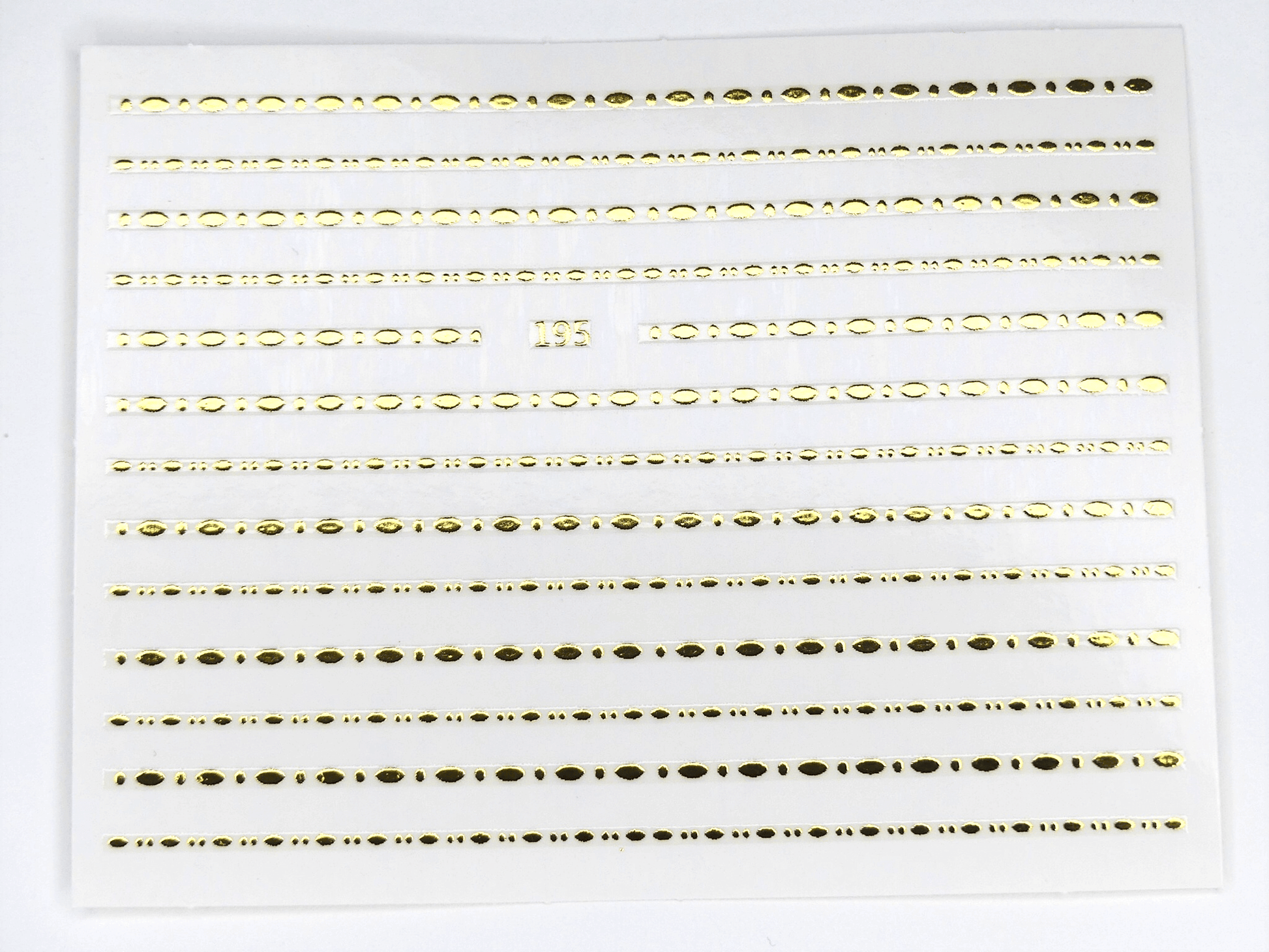 Gold Dots Chain - Sticker #2 - My Little Nail Art Shop