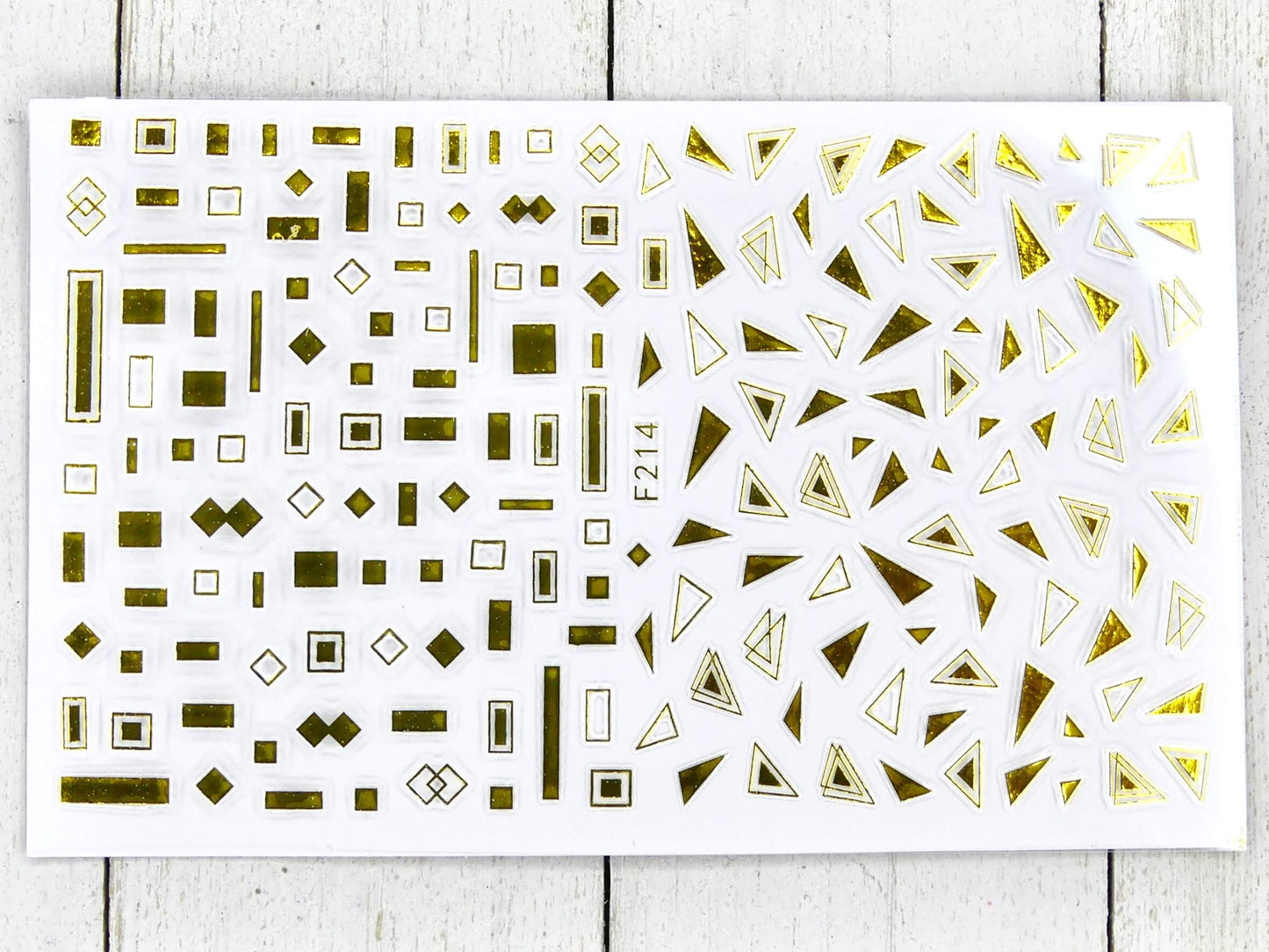 Gold Sticker #6 - My Little Nail Art Shop