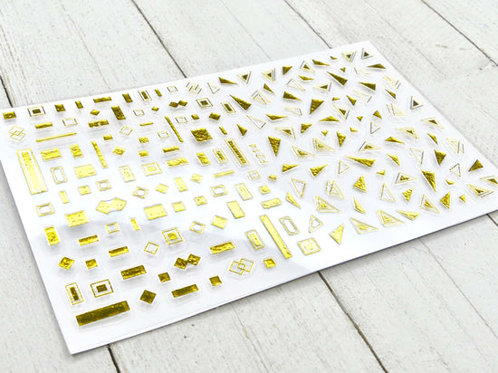 Gold Sticker #6 - My Little Nail Art Shop