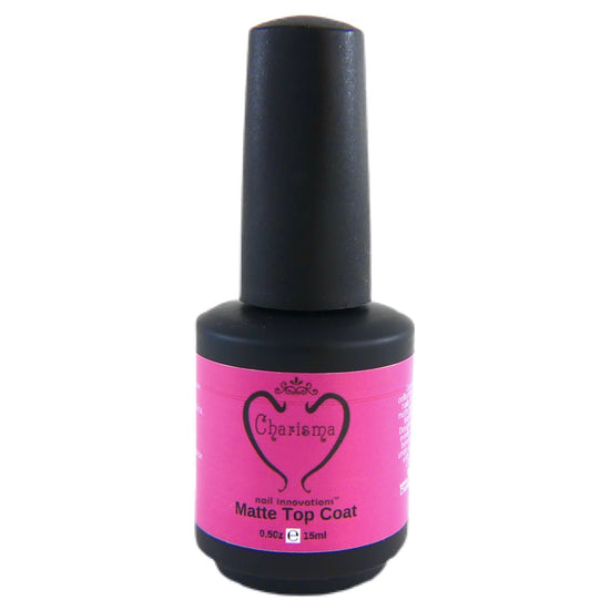 Load image into Gallery viewer, Matte Gel Top Coat Charisma Nail Innovations - No Wipe Formula - My Little Nail Art Shop
