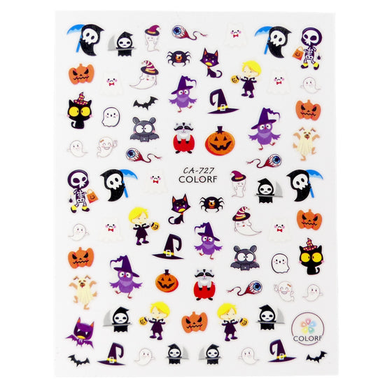 Load image into Gallery viewer, Halloween Sticker #1 - My Little Nail Art Shop
