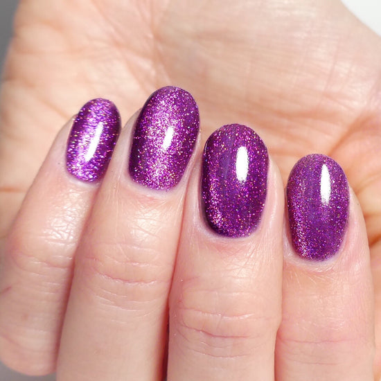 Cat Eye Gel Polish - Purple (Enchanted Collection)
