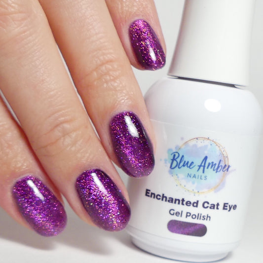 Cat Eye Gel Polish - Purple (Enchanted Collection)