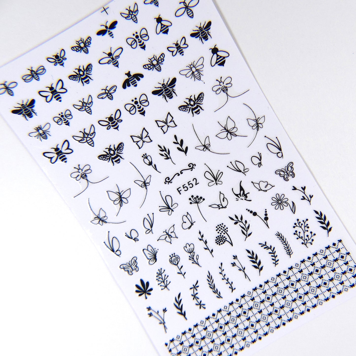 Black Bees Sticker #3 - My Little Nail Art Shop