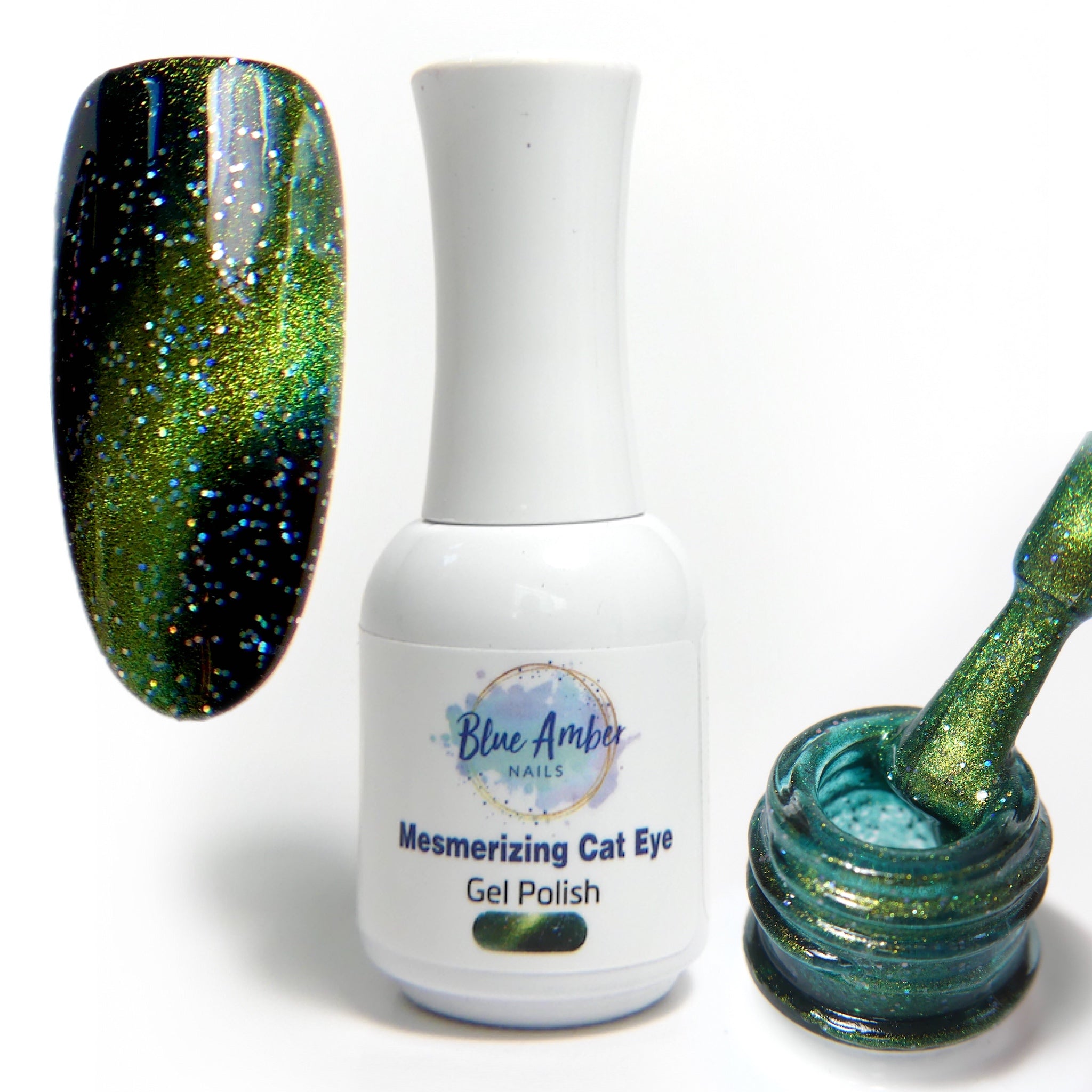 Cat Eye Gel Polish - Green (Mesmerizing Collection)