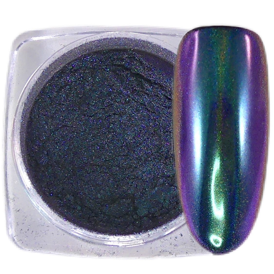 Blue & Purple - Color Shifting Chrome Powder - My Little Nail Art Shop