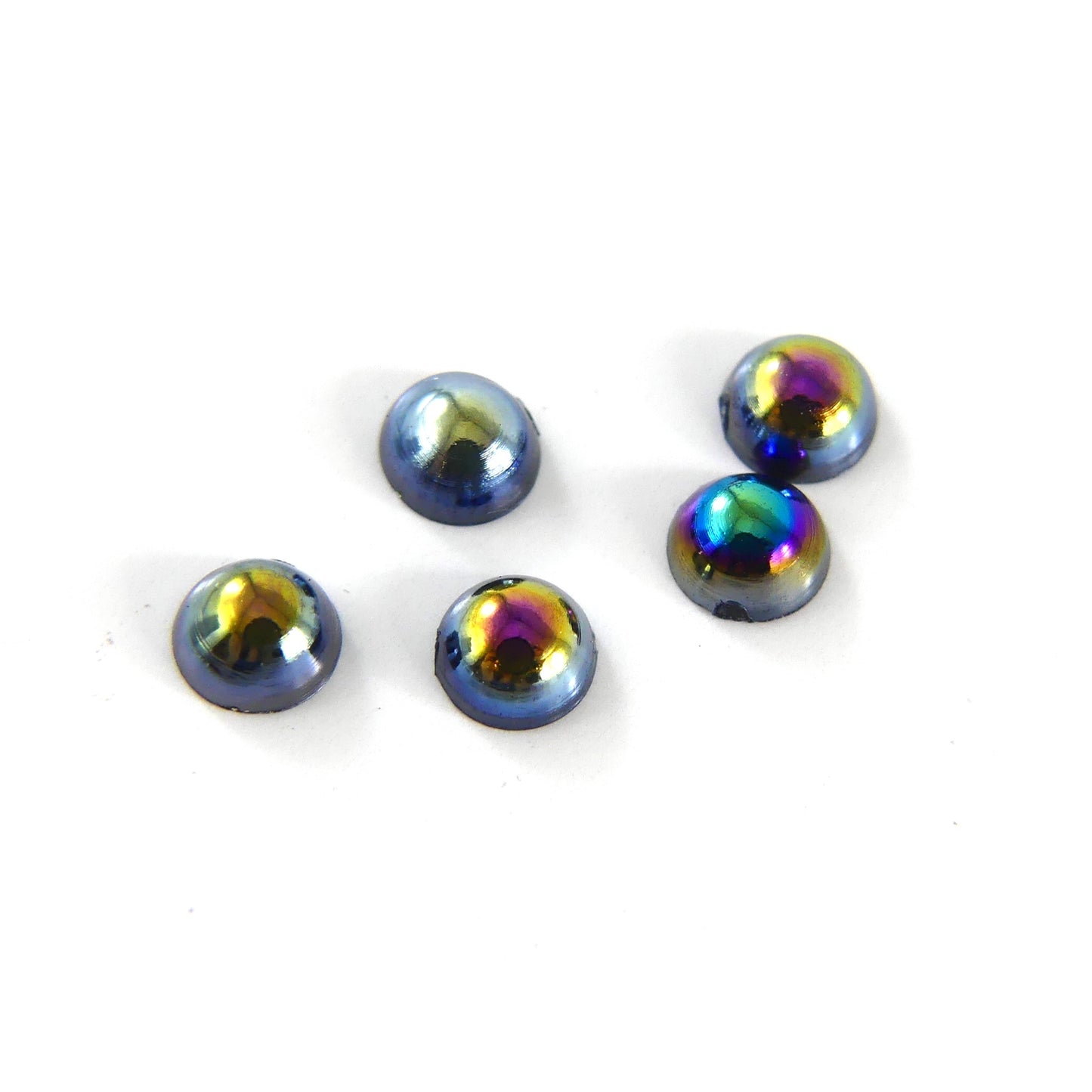Load image into Gallery viewer, Reflective Grey Half Pearls - My Little Nail Art Shop
