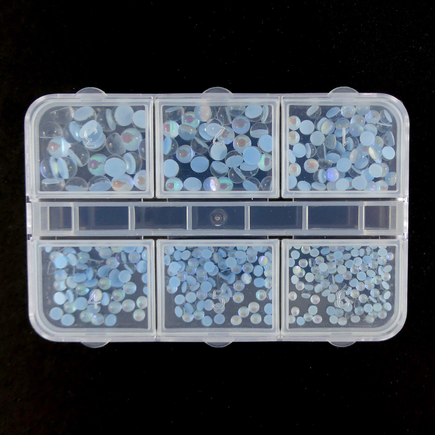 Load image into Gallery viewer, Rain Drop Half Pearls Set - Light Blue
