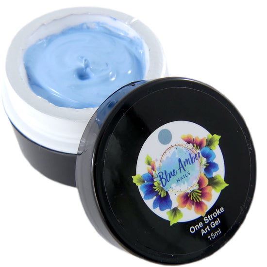 One Stroke Art Gel Bundle, 17 colors (15ml each) + 2 Brushes + FREE Online Course - My Little Nail Art Shop