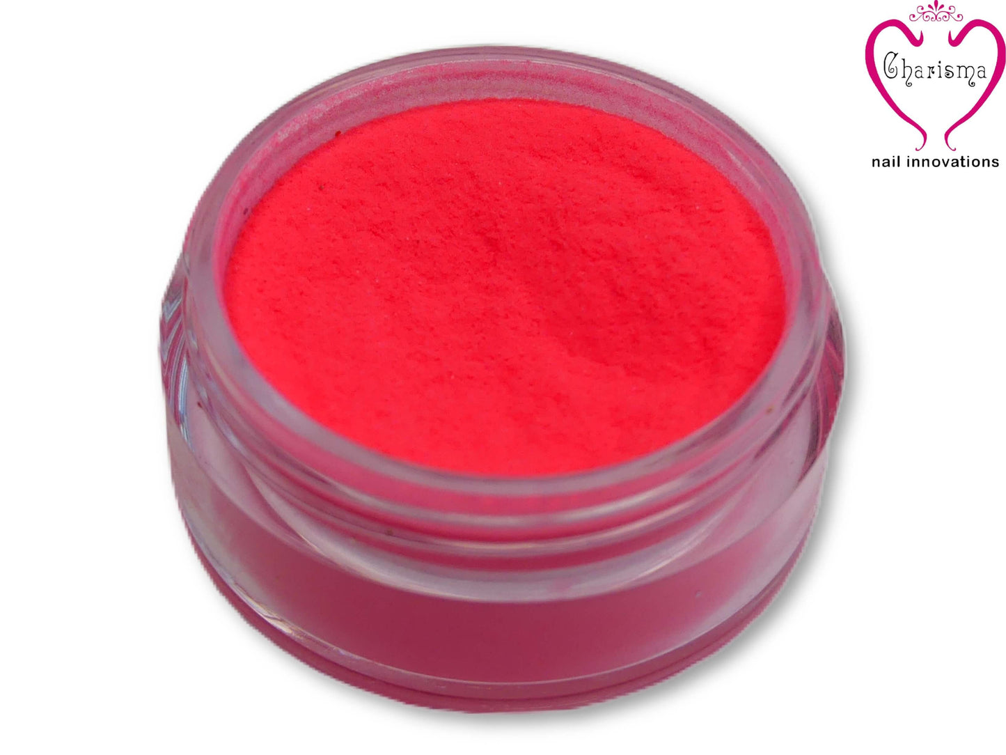 Charisma Nail Acrylic Powder - Neon Pink Orange - My Little Nail Art Shop
