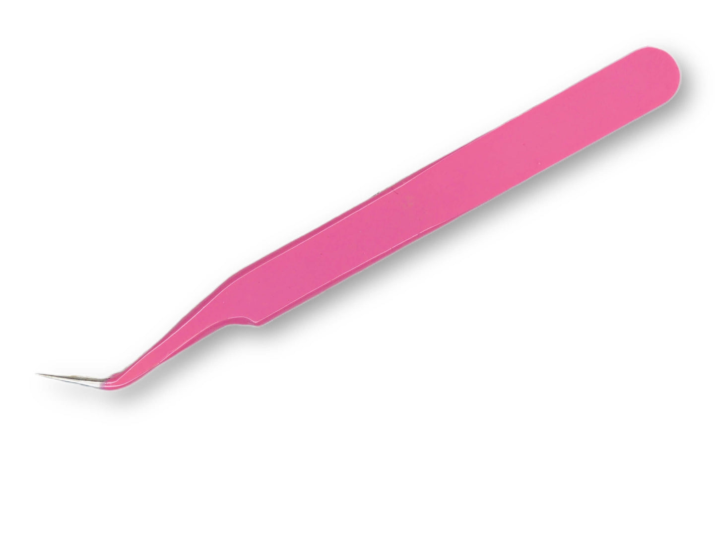 Pointy Curved Nail Art Tweezer ( Pink ) - My Little Nail Art Shop