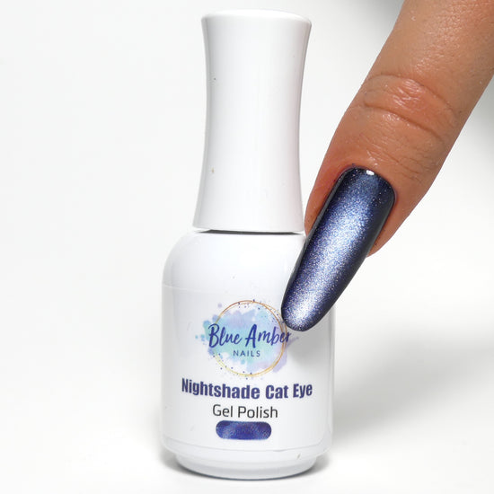 Cat Eye Gel Polish - Midnight Blue (Nightshade Collection)