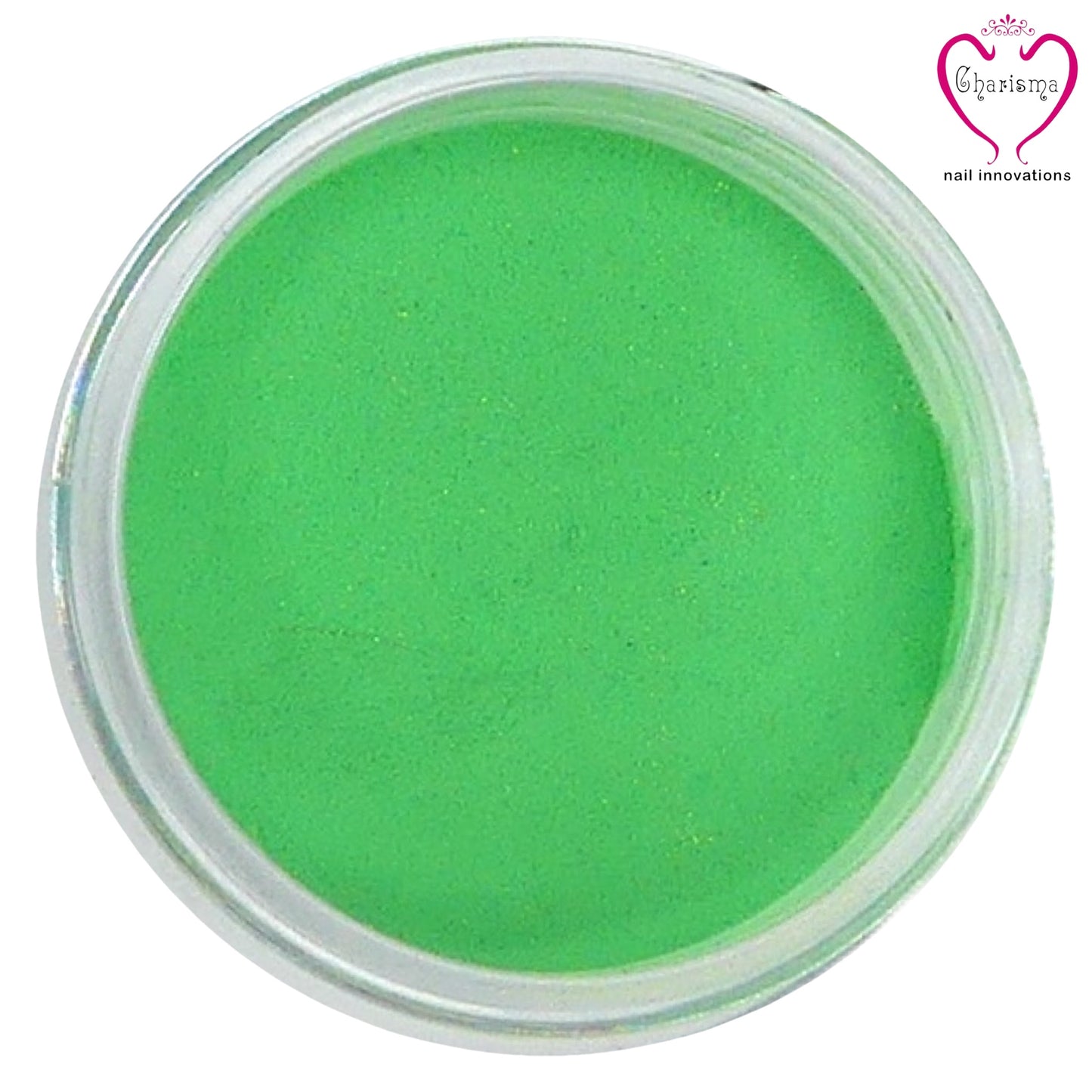 Charisma Nail 3D Acrylic Powder -  Bright Green #4  (1/2oz) - My Little Nail Art Shop