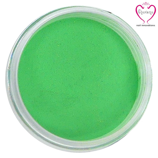Charisma Nail 3D Acrylic Powder -  Bright Green #4  (1/2oz) - My Little Nail Art Shop