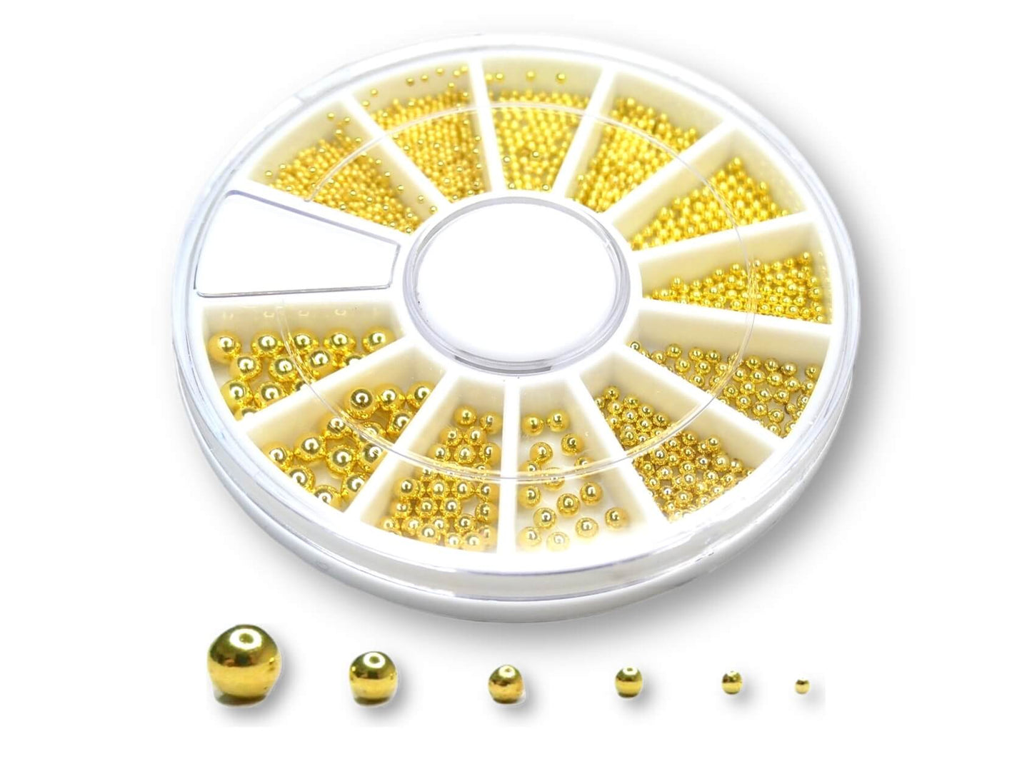Load image into Gallery viewer, Gold Micro Beads - My Little Nail Art Shop
