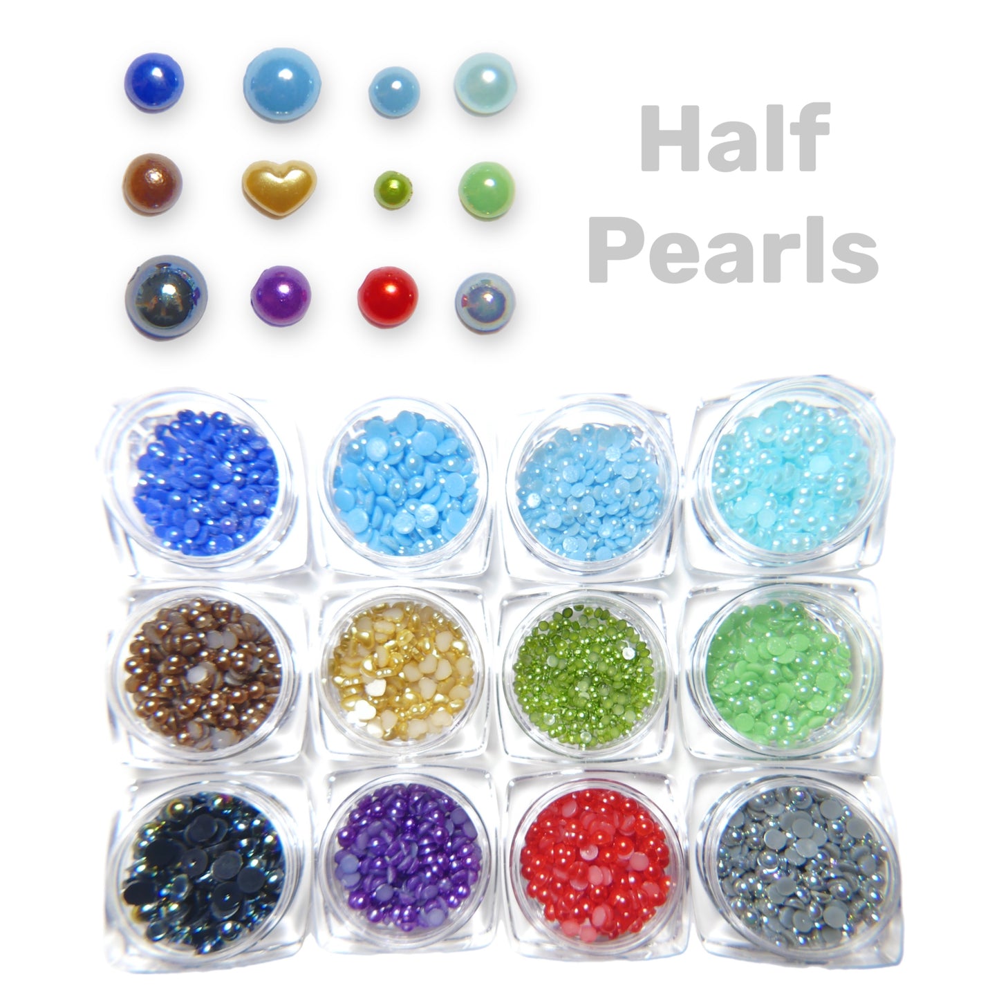 Blue Half Pearls Bundle