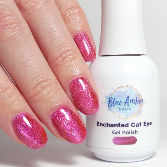 Load image into Gallery viewer, Cat Eye Gel Polish - Pink (Enchanted Collection)

