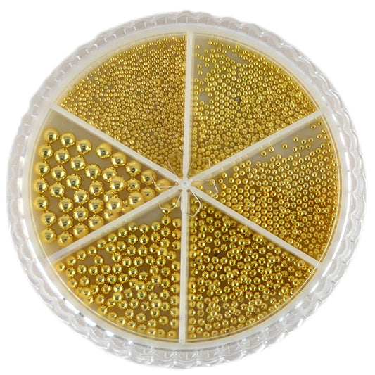 Gold Micro Beads - My Little Nail Art Shop