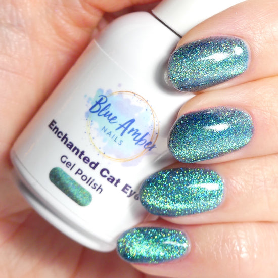 Cat Eye Gel Polish - Ocean Green (Enchanted Collection)