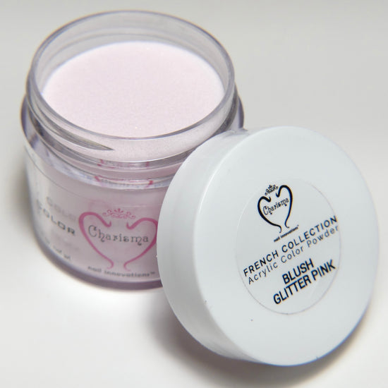 Blush Glitter Pink Acrylic Powder 1oz