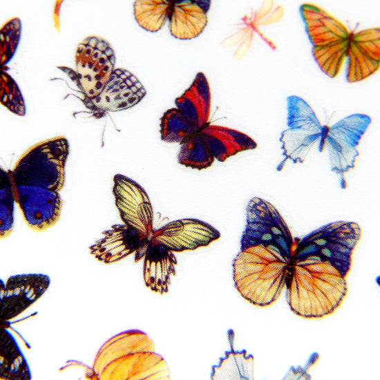 Load image into Gallery viewer, Butterflies Sticker #3 - My Little Nail Art Shop
