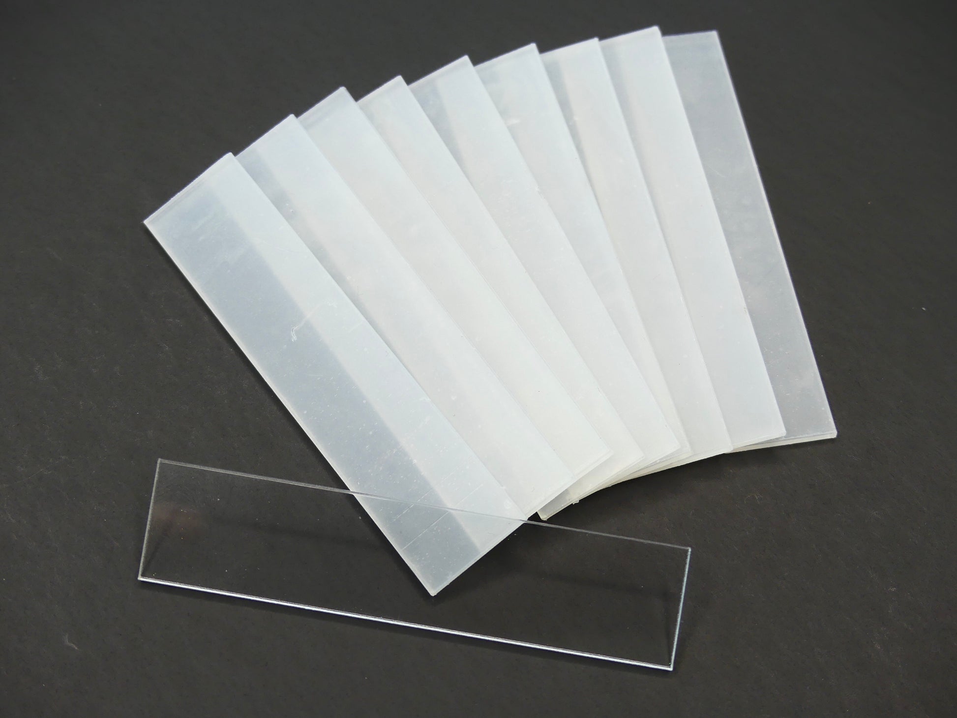 Clear Display Bars for Nail Art   10 ct - My Little Nail Art Shop