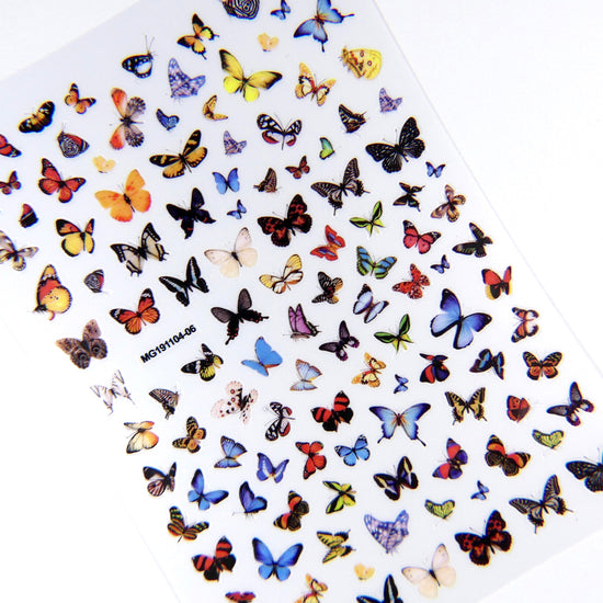 Butterflies Sticker #5 - My Little Nail Art Shop