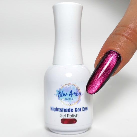 Cat Eye Gel Polish - Ruby Red (Nightshade Collection)