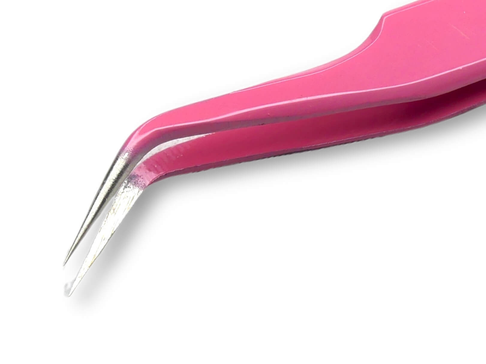 Pointy Curved Nail Art Tweezer ( Pink ) - My Little Nail Art Shop