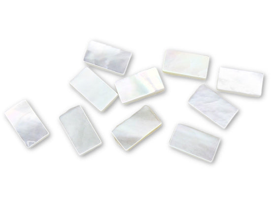 Rectangle Pearl Finish White (Wide) - My Little Nail Art Shop