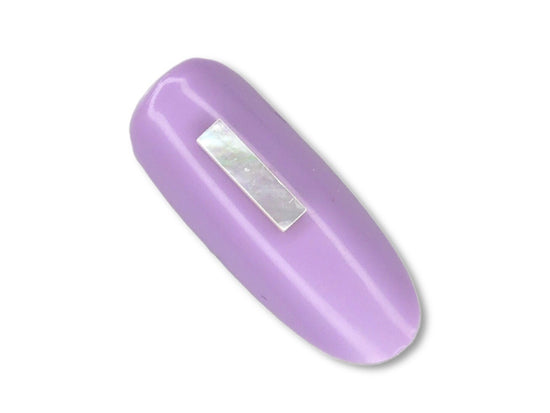 Load image into Gallery viewer, Rectangle Pearl Finish White (Slim) - My Little Nail Art Shop
