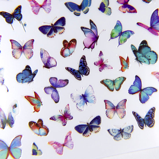 Butterflies Sticker #8 - My Little Nail Art Shop